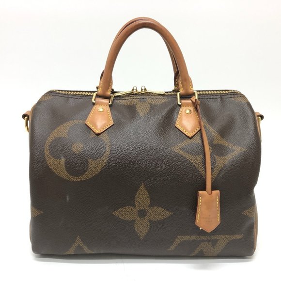 LOUIS VUITTON M44602 Monogram Giant Speedy Bandouliere 30 Mini Boston Bag, Ha... - Picture 1 of 16